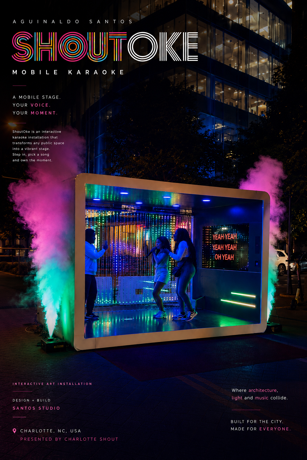 ShoutOke — Mobile Karaoke Installation